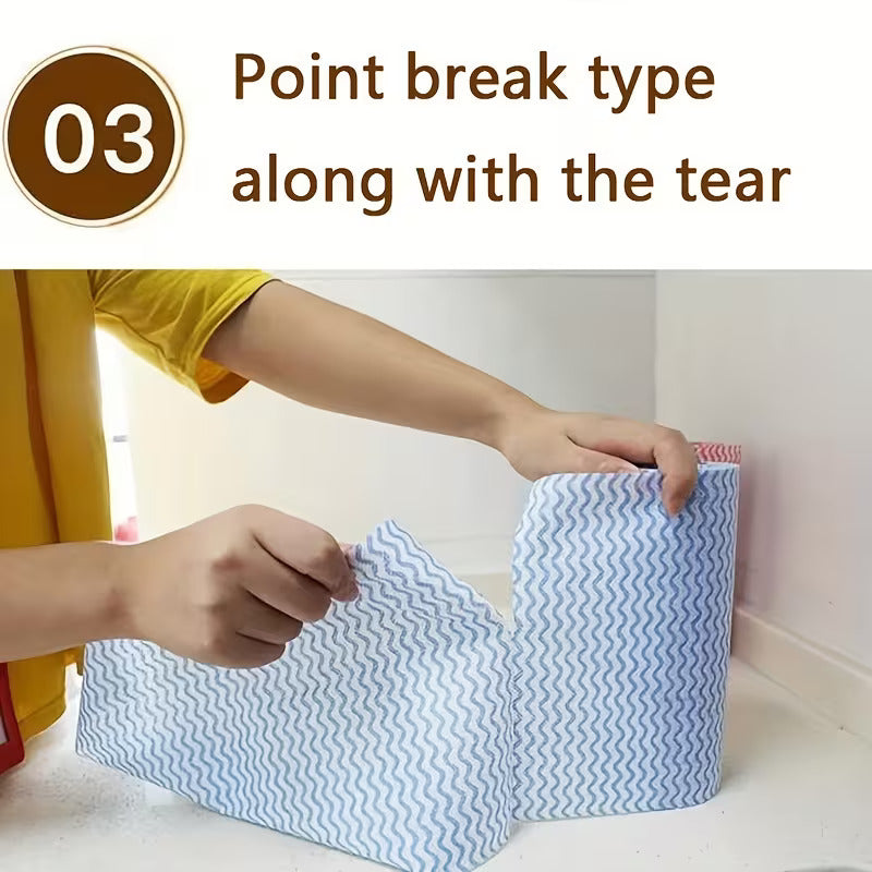 Disposable Kitchen Cleaning Towel Roll (50 Pieces) - Buy 1 Get 1 Free
